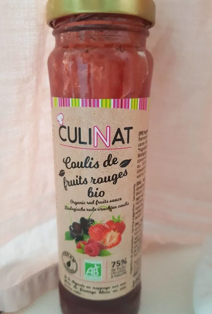 Coulis de fruits rouges