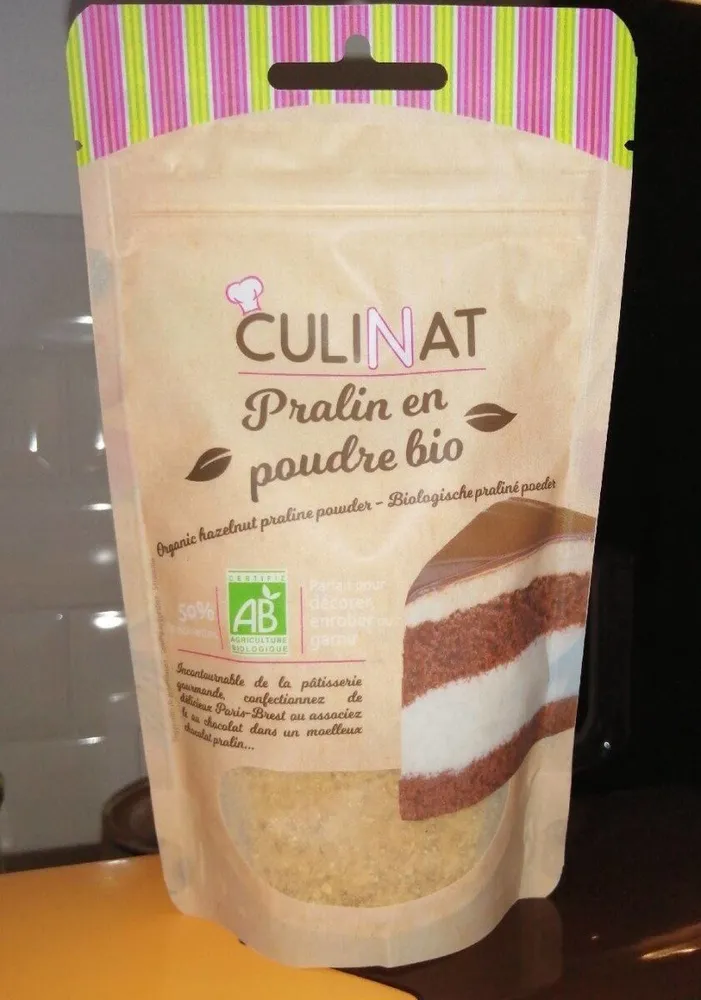 Pralin en poudre bio