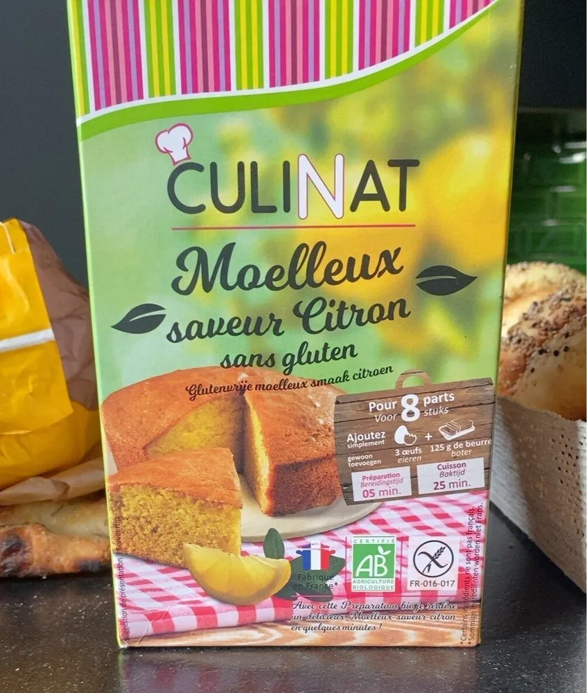moelleux saveur citron sans gluten