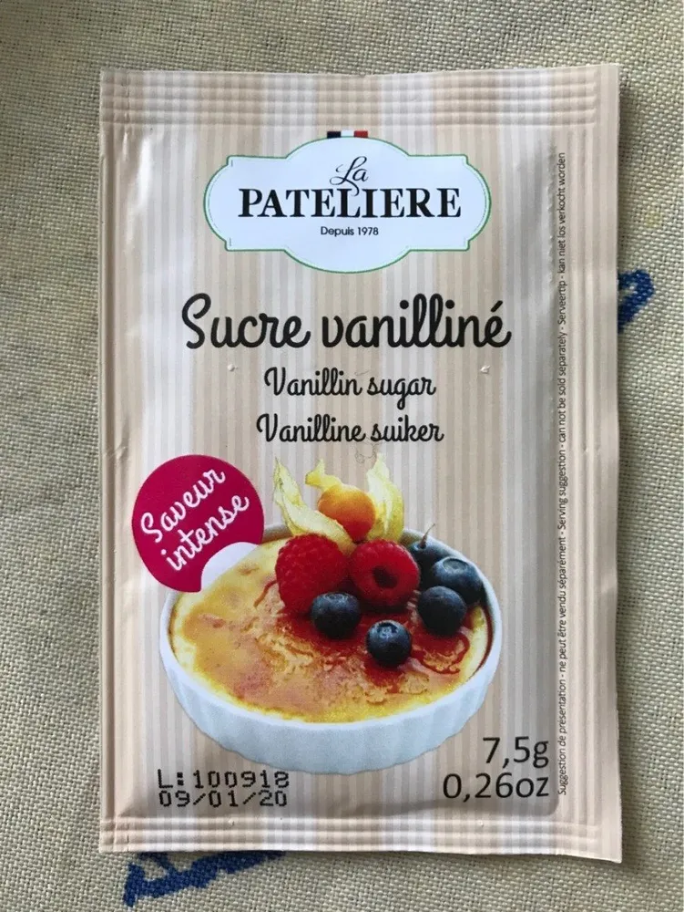 Sucre vanilliné saveur intense