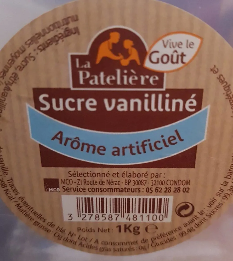 La Patelière sucre vanillé