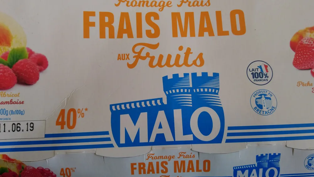 Fromage frais Malo aux fruits