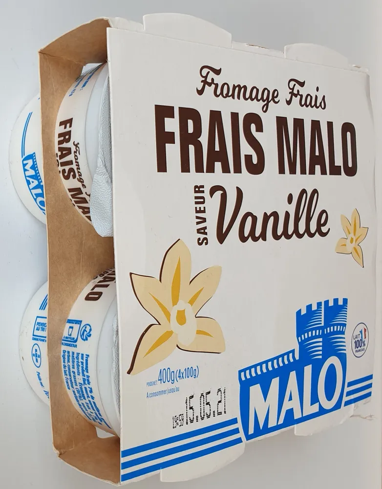 Fromage frais Malo saveur Vanille