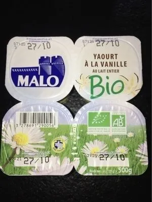 Yaourt au lait entier à la vanille BIO
