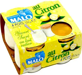 Yaourt au Lait Entier Saveur Citron