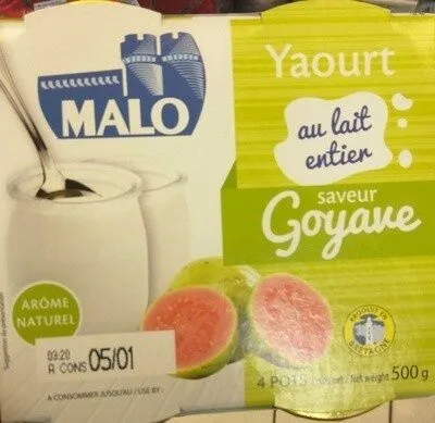 Yaourt au lait entier Saveur Goyave