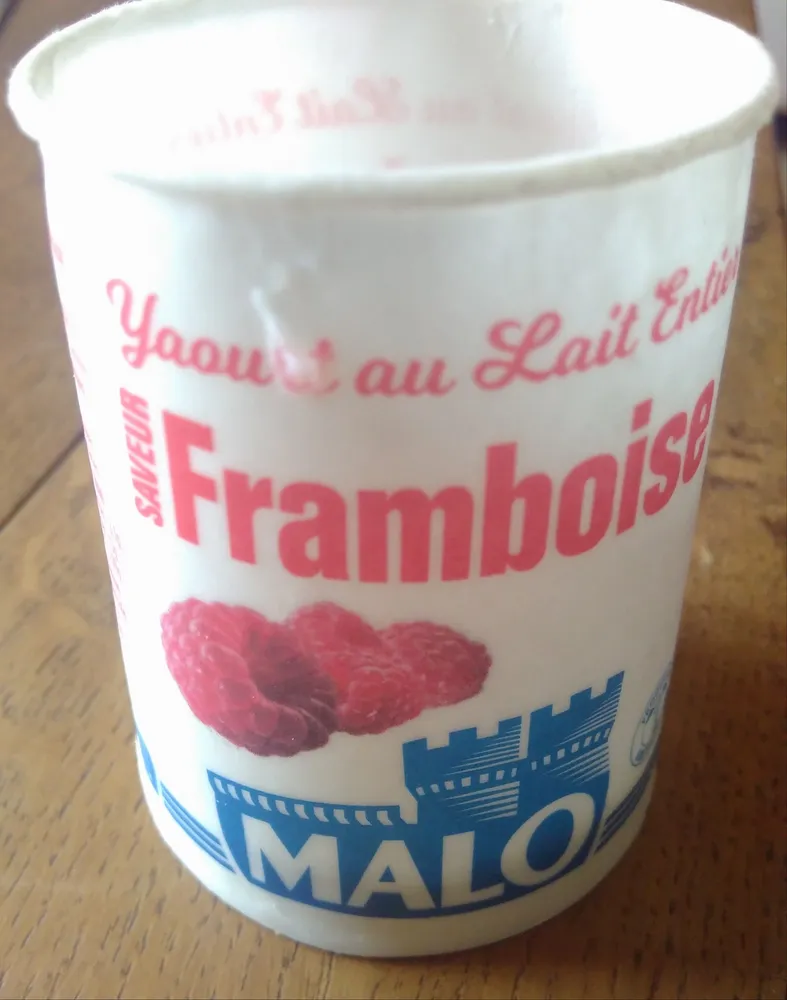 Yaourt au lait entier saveur Framboise