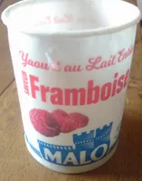 Yaourt au lait entier saveur Framboise