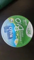 Fromage Frais Nature BIO Malo 20%* *Matières grasses sur extrait sec soit 3% de matières grasses sur produit fini