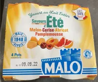 Yaourt au lait entier saveurs d'été