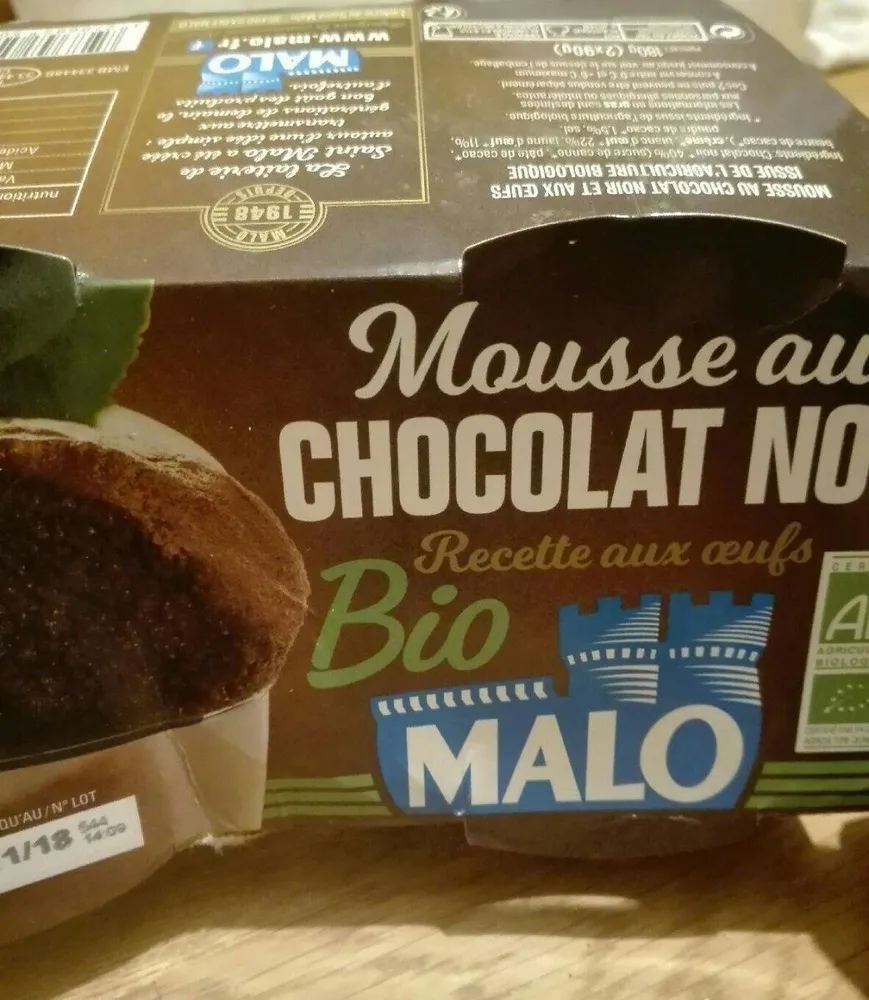 Mousse au chocolat noir