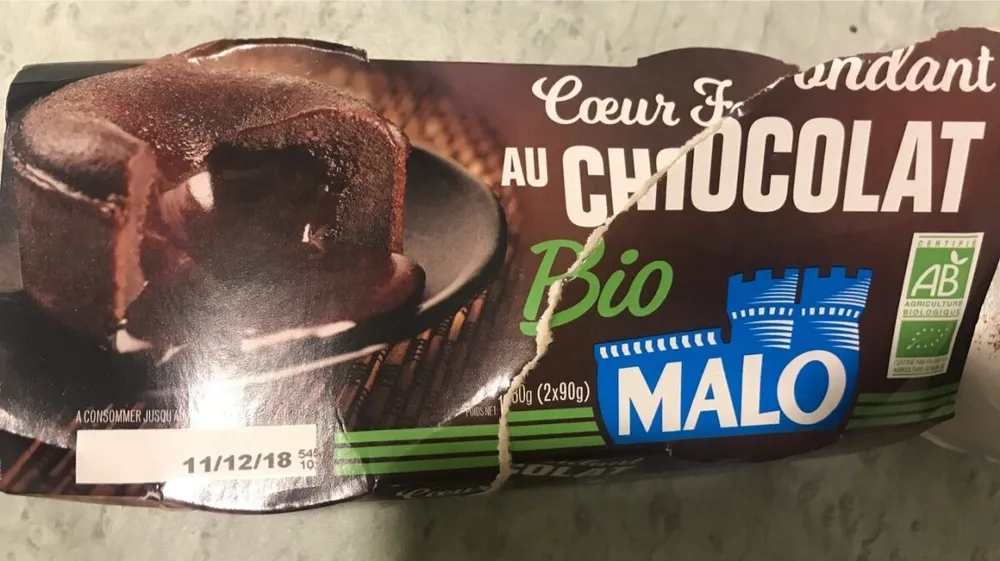 Coeur fondant au chocolat
