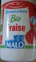 Yaourt à boire bio fraise
