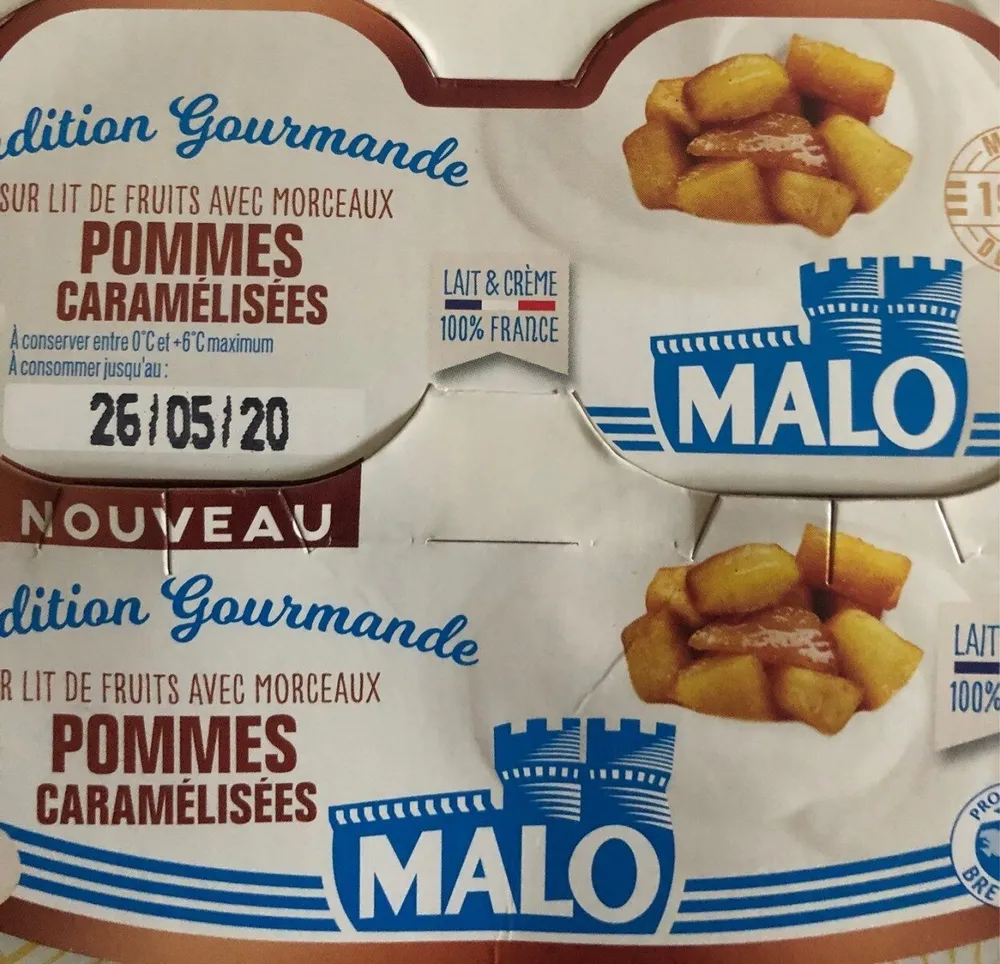 Le crémeux pomme au caramel