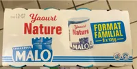 Yaourt nature