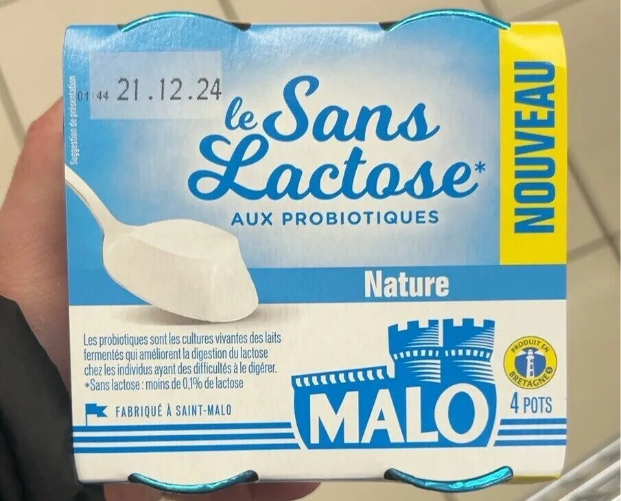 Le sans lactose