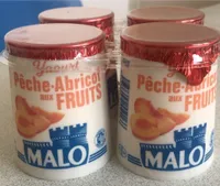 Yaourt pêche abricot aux fruits