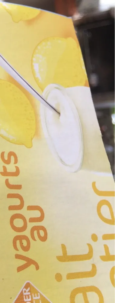 Yaourt au lait entier citron