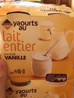 Yaourt au lait entier Vanille