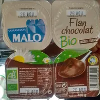 Flan chocolat bio
