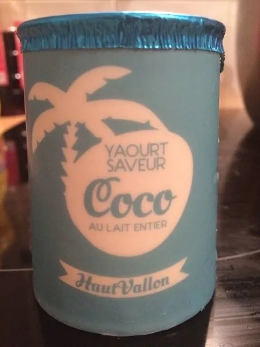 Yaourt saveur coco