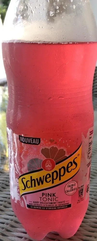 Schweppes pink tonic