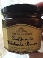 Confiture de rhubarbe - banane