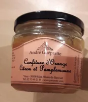 Confiture orange citron pamplemousse