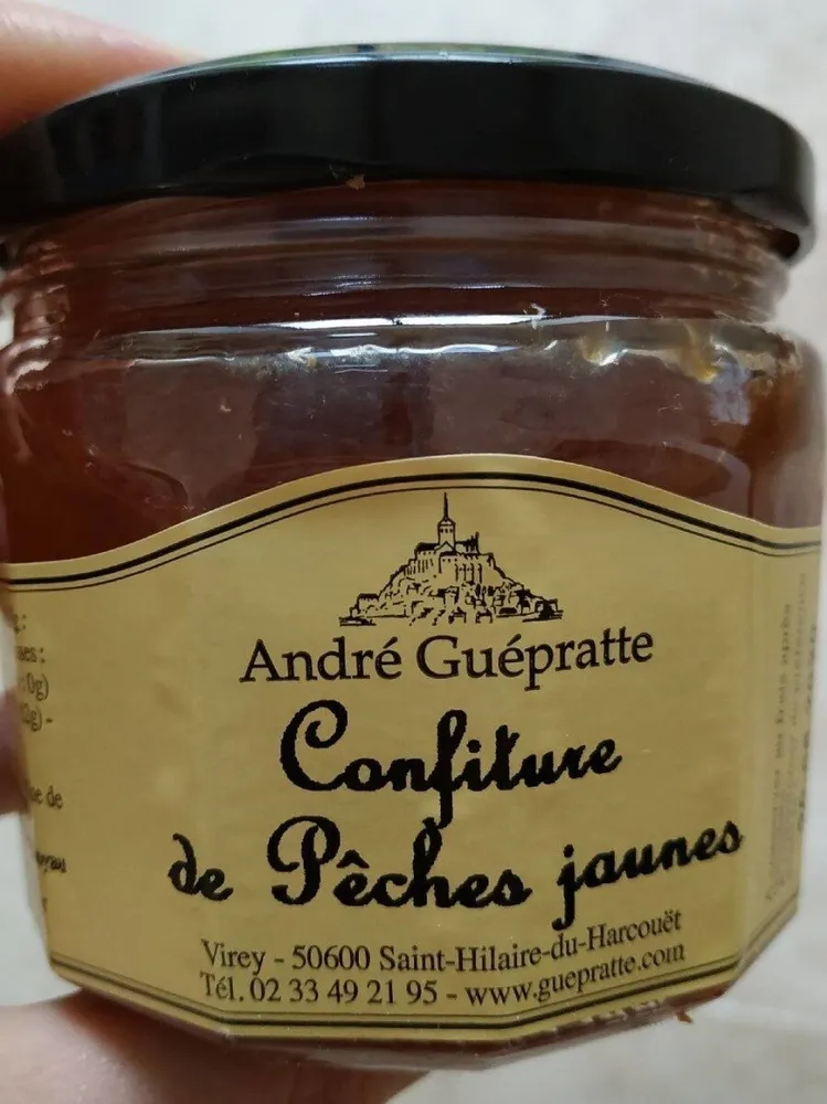 Confiture de pêches jaunes