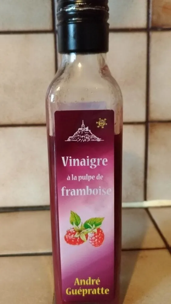 Vinaigre à la pulpe de framboise