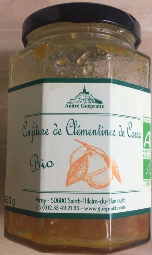 Confiture de clémetines de Corse