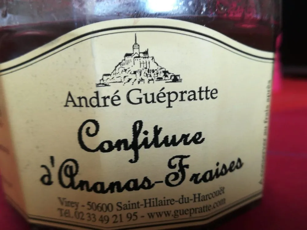 Confiture ananas fraises