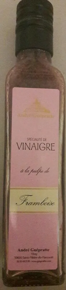 Vinaigre à la pulpe de framboise