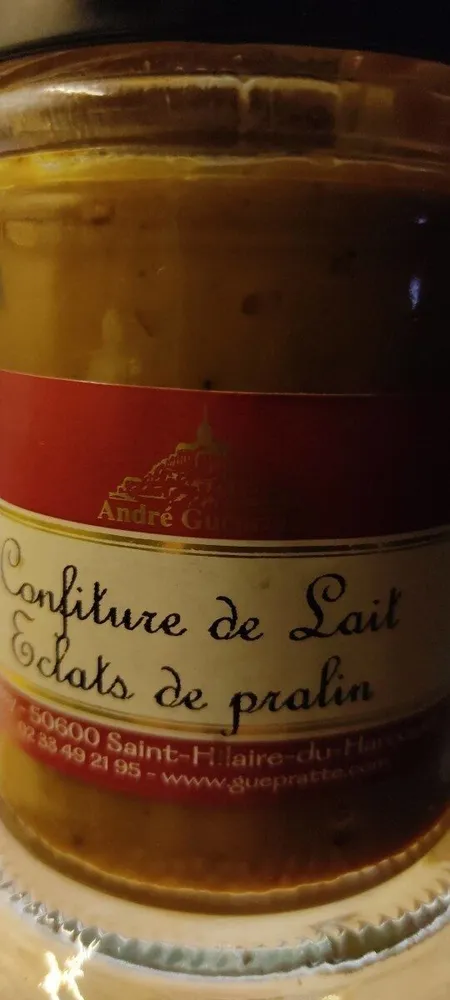 Confiture de lait éclats de pralin