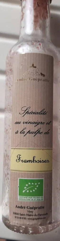 Spécialité au vinaigre et à la pulpe de framboises