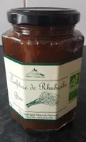 Confiture de rhubarbe bio