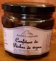 Confiture de pêches de vigne