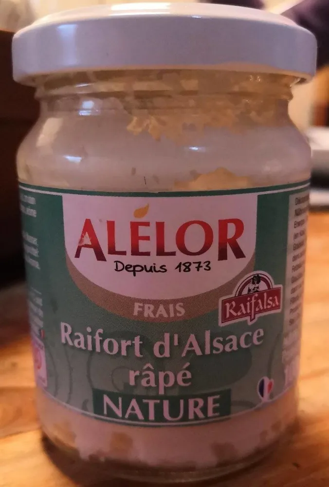 Raifort d'Alsace Râpé Nature