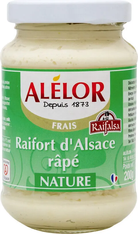 Raifort d'Alsace râpé Nature