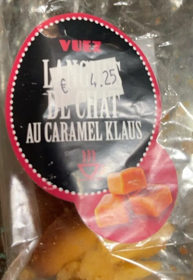 Langue de chat au caramel klaus