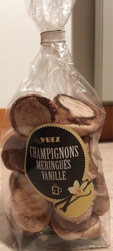 Champignon meringués vanille
