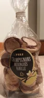 Champignon meringués vanille