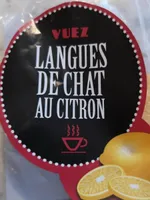 Langues de chat au citron