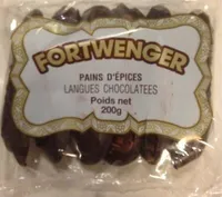 Pain d'épice, langue chocolatées