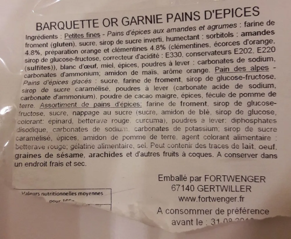 Pains D'épices
