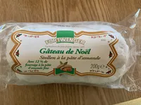 Gâteau de Noël Stollen à la pâte d'amande
