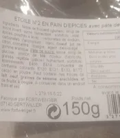 Étoile n 2 en pain d'épices
