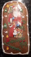 Père Noël géant en pain d'épices