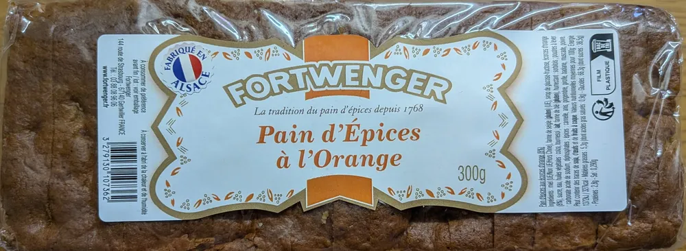 Pain d'épices à l'orange