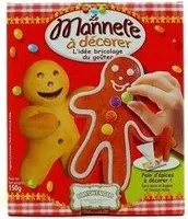 Mannelle à décorer Sucre, décor et dragées en chocolat inclus.
